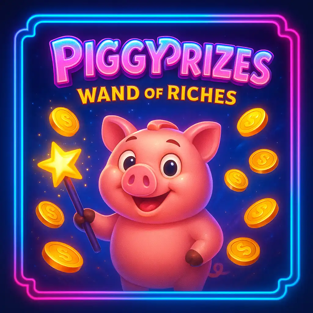 Piggy Prizes Wand of Riches slot game screen